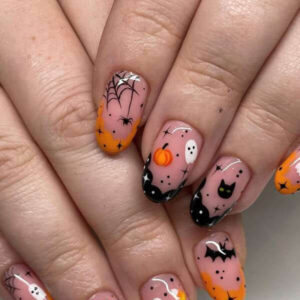 24 pièces/set Long Amande