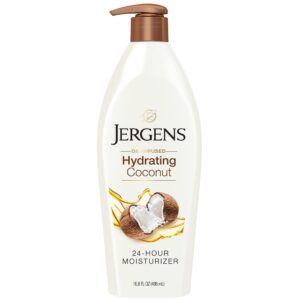 Jergens Lotion corporelle hydratante à la noix de coco, mains et corps